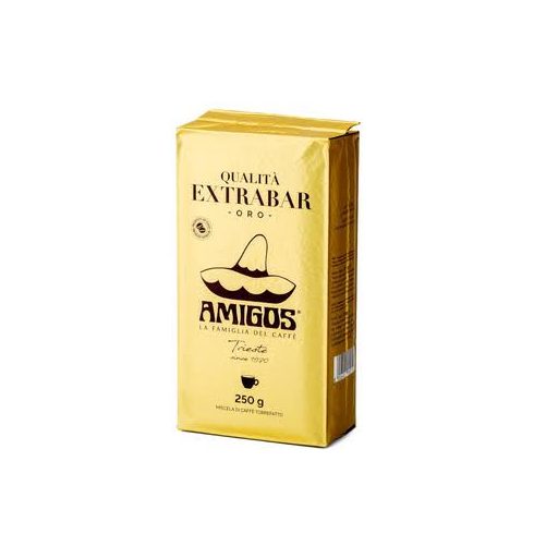 AMIGOS Qualita Extrabar Oro, őrölt kávé 250g