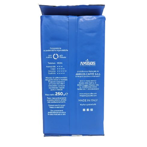 AMIGOS QUALITA BLU őrölt kávé 250g