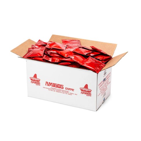 AMIGOS Qualita Rossa ömlesztett kávé pod, ESE pod