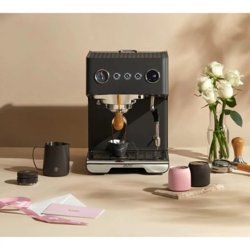 AVX Hero PRO-X Dual bojleres PID és OPV szabályzós fekete kávégép