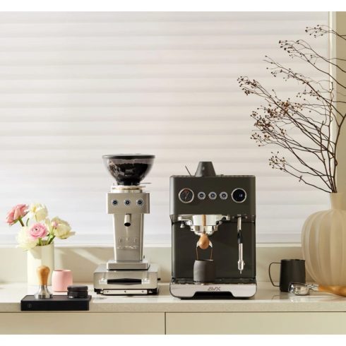 AVX Hero PRO-X Dual bojleres PID és OPV szabályzós fekete kávégép