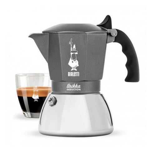 BIALETTI Brikka Induction kotyogós kávéfőző 4 csészés 
