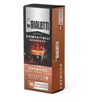 BIALETTI Nespresso kompatibilis kapszula Cremoso - 10db