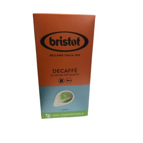 BRISTOT ESPRESSO koffeinmentes kávépod, ESE pod 18db