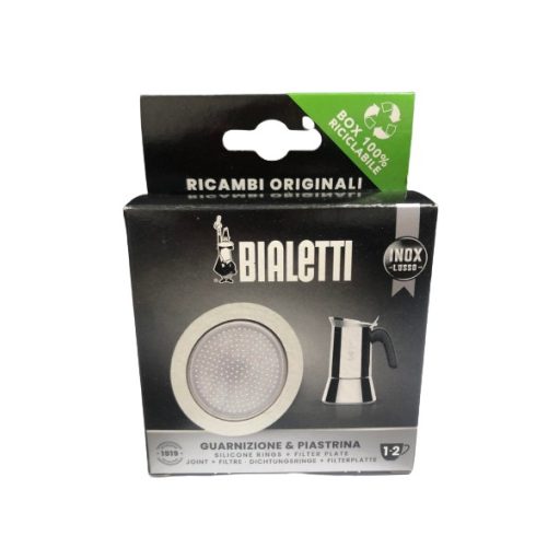 BIALETTI Tömítés és szűrő szett 1-2 személyes,Inox - Venus, Kitty, Musa, Classic kávéfőzőhöz