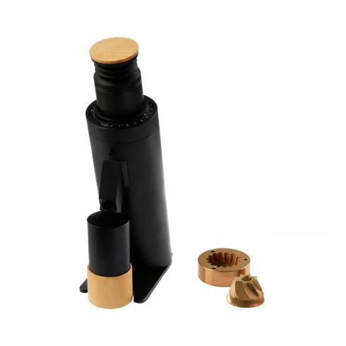 DC63 kúpos Red Burrs őrlőkéses fekete kávéőrlő kávédaráló