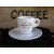 GORIZIANA espresso csésze és alj