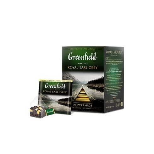 Greenfield Royal Earl Grey tea filter piramis