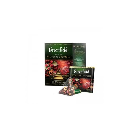 Greenfield Redberrry Crumble tea filter Piramis