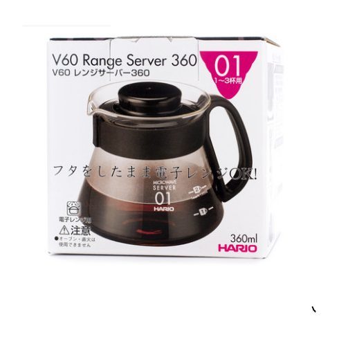 HARIO RANGE SERVER V60-01 MICROWAVE-360ml
