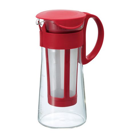 HARIO Mizudashi Coffee Pot mini - hideg kávékészítő kancsó piros 600ml