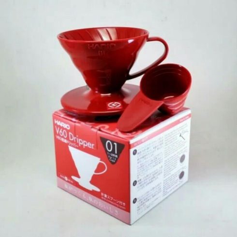 Hario V60 dripper csepegtető  piros 01
