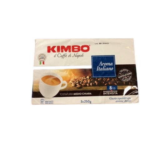 KIMBO  Aroma Gusto őrölt kávé  3 x 250g