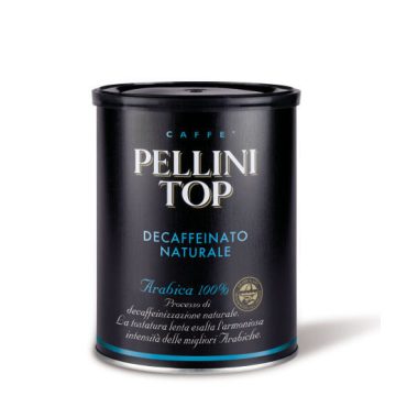   PELLINI TOP koffeinmentes 100%  arabica fémdobozos őrölt kávé 250g