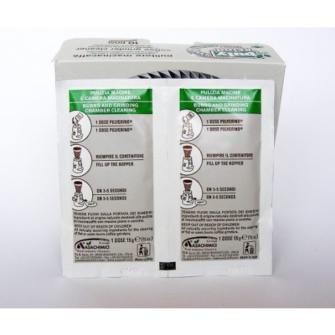 Kávédaráló, kávéőrlő tisztító granulátum Puly Grind 1 x 15g