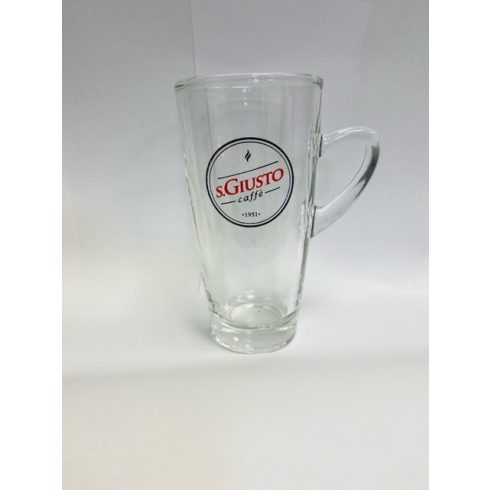 S.GIUSTO üveg Latte pohár 300ml