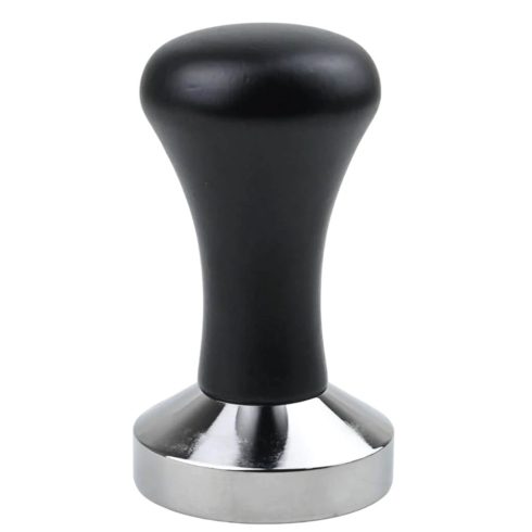 Kávétömörítő tamper fekete fa nyéllel 51 mm