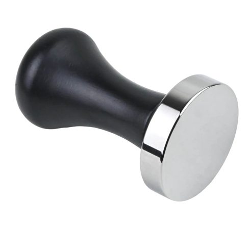 Kávétömörítő tamper fekete fa nyéllel 51,2 mm