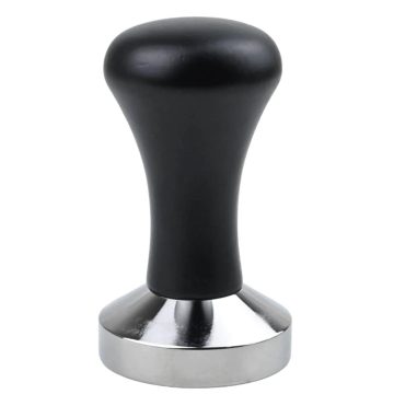 Kávétömörítő tamper fekete fa nyéllel 58,3 mm