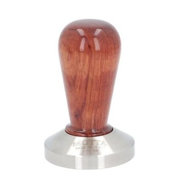   MOTTA Bubinga kávétömörítő, tamper 58 mm barna fa nyéllel