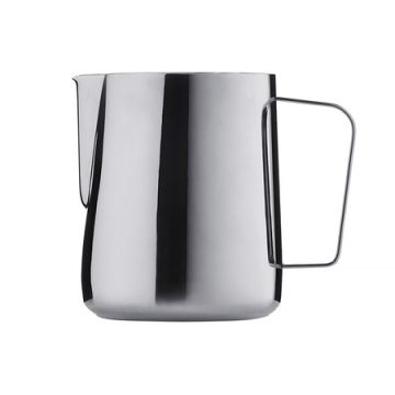   BARISTA & CO fekete fényes mércés tejhabosító, tejkiöntő kancsó 420ml 
