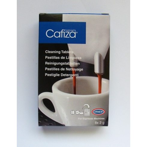 URNEX CAFIZA kávégép tisztító, zsírtalanító tabletta 8x2g