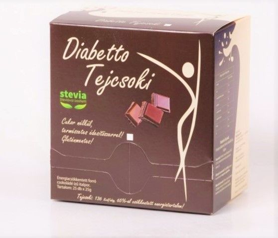 Diabetto diabetikus és gluténmentes forró tejcsoki steviával 