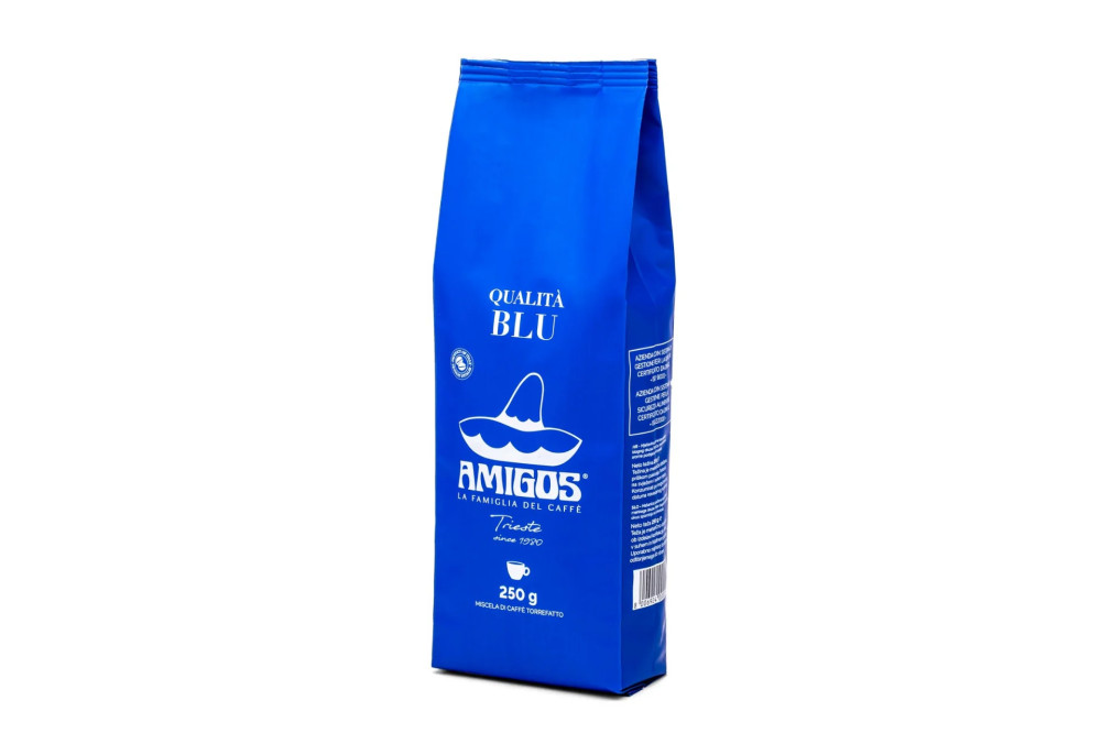 AMIGOS QUALITA BLU szemes kávé 250g AMIGOS QUALITA BLU szemes kávé 250g