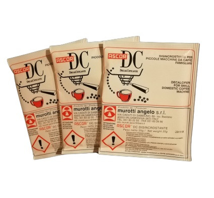 Vízkőoldó vízkőtelenítő por kávégépekhez Ascor 1x25g Vízkőoldó vízkőtelenítő por kávégépekhez Ascor 1x25g