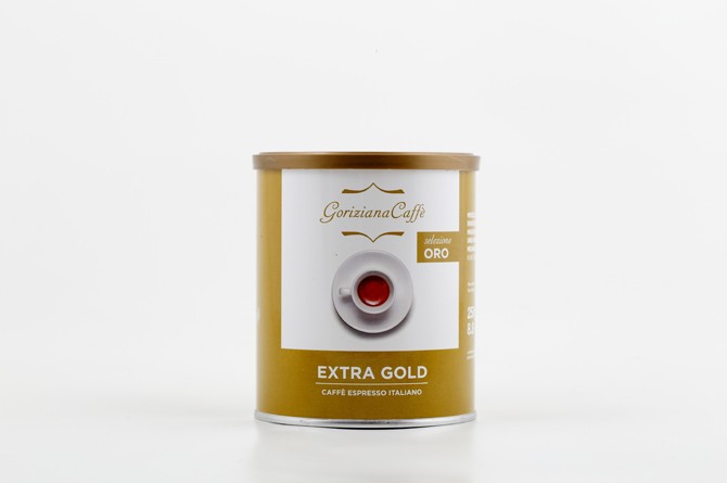 GORIZIANA CAFFÉ EXTRA GOLD őrölt kávé fémdobozos 250g GORIZIANA CAFFÉ EXTRA GOLD őrölt kávé fémdobozos 250g