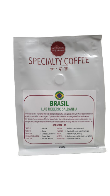 GORIZIANA SPECIALTY Brazil szemes kávé 250g GORIZIANA SPECIALTY Brazil szemes kávé 250g