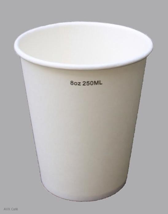 PAPÍRPOHÁR fehér 250ml, 50db-os csomagban PAPÍRPOHÁR fehér 250ml, 50db-os csomagban